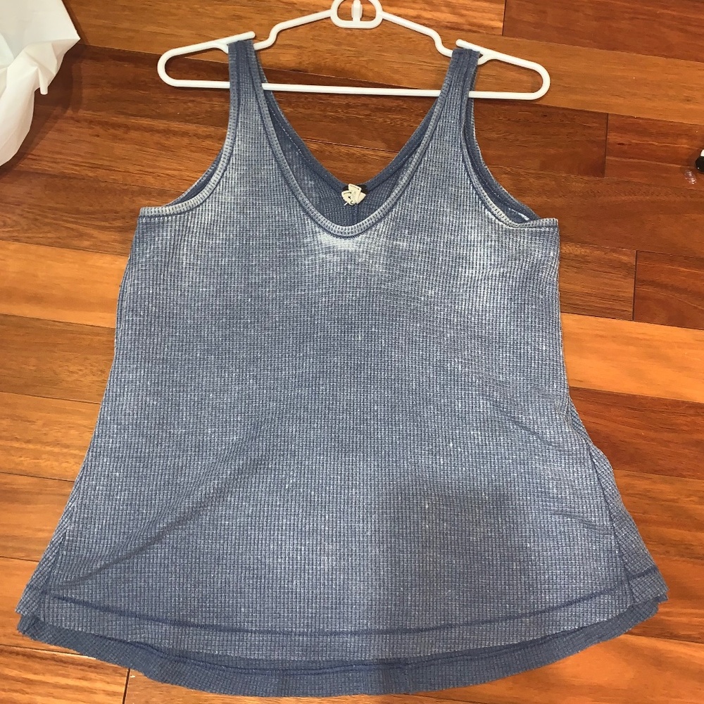 Urban Outfitters Flowy Blue Tank Top